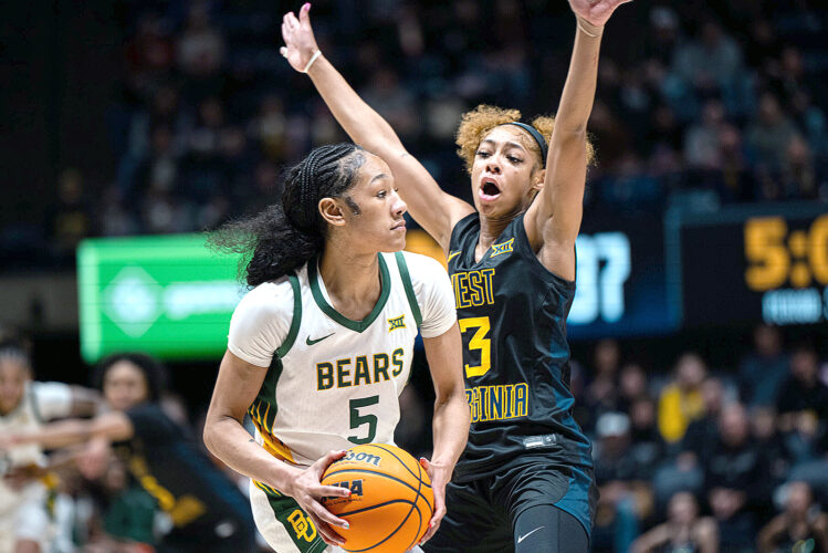 No. 22 WVU women top No. 14 Baylor 70-60